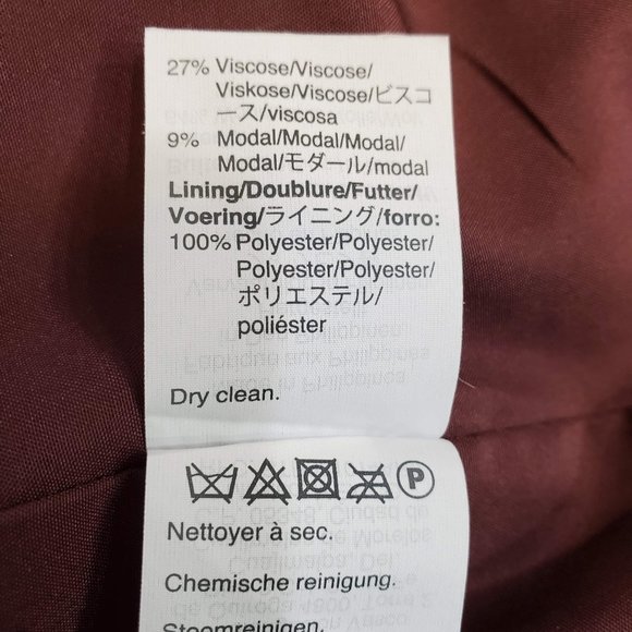 Madewell Wool Fireside Mini Zip Skirt Size 4 - Picture 8 of 9